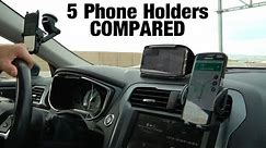 5 Car Phone Holders Compared!