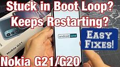 Nokia G21/G20: Stuck in Boot Loop? Keeps Restarting Over & Over? FIXED!
