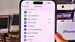 How to enable accessibility features on iPhone