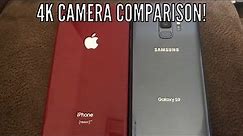 iPhone 8 VS Galaxy S9 | 4K Camera comparison