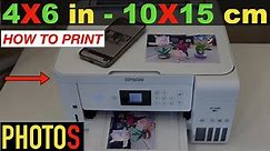 How To Print 4x6 Photos on Epson Printer?