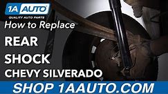 How to Replace Rear Shock 07-13 Chevy Silverado