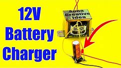 12 volt battery charger | How to Make 12V Battery Charger At Home