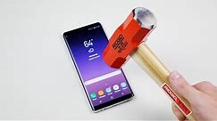 Samsung Galaxy Note 8 Hammer & Knife Scratch Test
