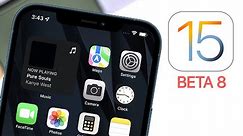iOS 15 Beta 8 Released - What's New?