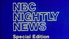 NBC Network - NBC Nightly News - Special Edition (Complete Network Broadcast, 11/20/1977) 📺