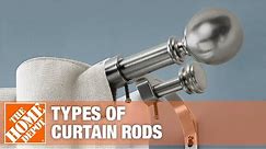 Types of Curtain Rods | The Home Depot