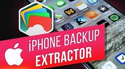 How to Use iPhone Backup Extractor | Extract Files from iCloud | Extract Files from iTunes