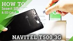 How to Insert SIM and SD Card in NAVITEL T500 3G - Install SIM & Micro SD
