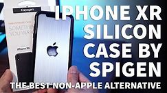 iPhone XR Silicon Case from Spigen – Black Silicon Case for iPhone XR – Spigen Silicon Fit Case