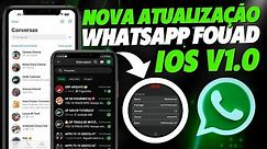 WHATSAPP IGUAL IPHONE ATUALIZADO 2024 😱 MB iOS Whatsapp fouad ios mbwhatsapp 1.0 nova atualização