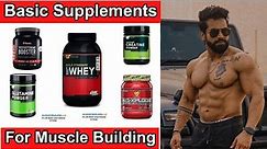 Top 5 Basic And Affordable Supplements For Beginners|| General Fitness K liye Basic Supplements