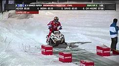 X Games Aspen 2013: Levi Lavallee Gold Medal run in Snowmobile Freestyle
