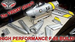 UNBOXING AND BUILD Freewing F-86 Sabre High Performance 80mm EDF Jet
