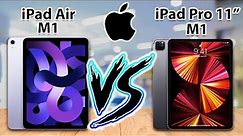 iPad Air M1 vs iPad Pro M1 11' - Specs Review Comparison!