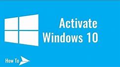 How to Windows Activate (Method-1)
