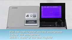 Casio Bluetooth Pairing Electronic Cash Register with Smart Phone