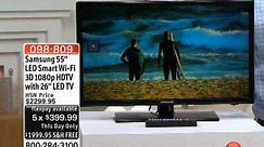 Samsung 60" LED Smart Wi-Fi 3D 1080p HDTV and Samsung 26...