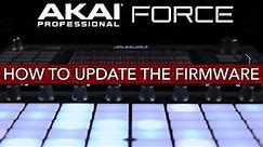 Akai Pro Force | Updating the Firmware