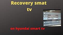 how to reset hyundai tv // hyundai smart tv reset kese kare
