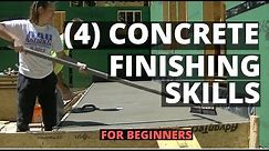 How To Finish Concrete (4 Basic Skills For Beginners)