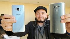 Samsung Galaxy S8 vs LG G6: Quick Comparison at Samsung Unpacked 2017 | Pocketnow