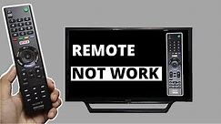 Sony Bravia | How to Fix Sony TV Remote Not Working