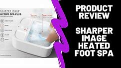 Sharper Image hydrospa/spa haven foot bath review.🧼🛁#christmas #sharperimage #footspa