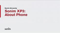 Sonim XP3 - About phone