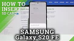 How to Format SD Card in SAMSUNG Galaxy S20 FE – Fix Memory Card Problems