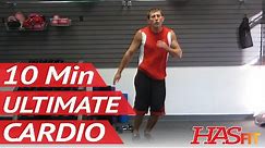 Ultimate 10 Minute Cardio Workout At Home | Burn Fat w/ Aerobic Exercises & Workouts