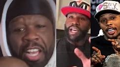 50 Cent REACTS To Floyd Mayweather GOING BROKE & HELD HOSTAGE Rumor From Gervonta Davis “NAH IT..
