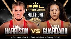 Kayla Harrison vs Taylor Guardado (Women's Lightweight Title Bout) | 2021 PFL Championship