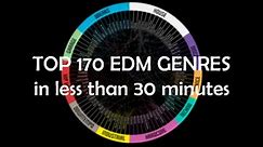 Top 170 EDM genres in less than 30 minutes