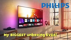 Unboxing and Setting Up the 2020 Philips 7800er Series 50" 4K Ultra HD HDR LED TV - 50PUS7855