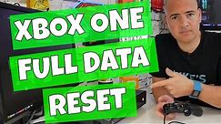 Full Factory Reset Xbox One Console