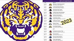 LSU 2023 College Football Schedule Preview