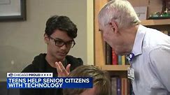 Senior citizens learn how to better use technology with help from north suburban high schoolers