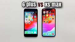 iphone 6 plus vs xs Max Speed Test