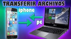 Como Pasar tus Fotos y Videos del iPhone a la PC por Cable USB | Transferir Archivos con iTunes