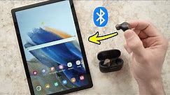Samsung Galaxy A : How to Connect Bluetooth Headphones & Earbuds