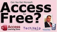 Can You Get Microsoft Access for Free? Free Download of Microsoft Access.