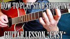 How to Play "Star Shopping" by Lil Peep on Guitar for Beginners *CORRECT WAY*