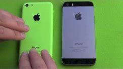 iPhone 5s vs iPhone 5c - Apple Smartphone Comparison