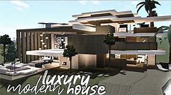 Bloxburg: Mansion Luxury Modern House || House Build