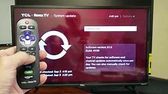 TCL Roku Smart LED TV: How to Update System Software to Latest Version
