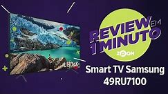 Smart TV Samsung 49" 4K 49RU7100 - Análise | REVIEW EM 1 MINUTO - ZOOM