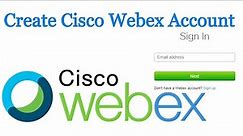 How to Create Cisco Webex Meeting Account | in laptop/desktop