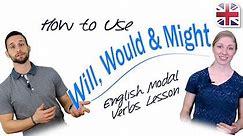 How to Use Will, Would, Might – Video