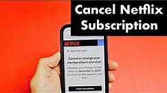 How to Cancel Netflix Subscription (on TV, Phone or Computer)